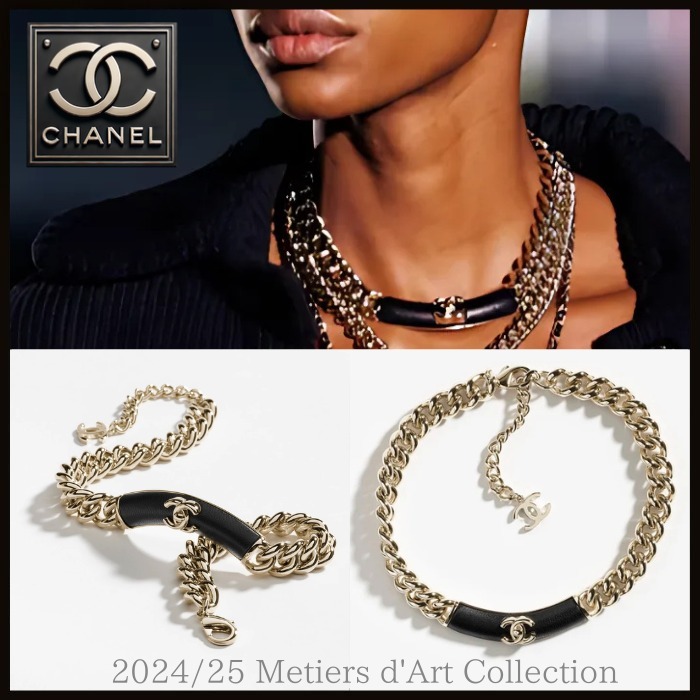 【シグネチャーで魅せる】CHANEL チェーンネックレス CCチャーム