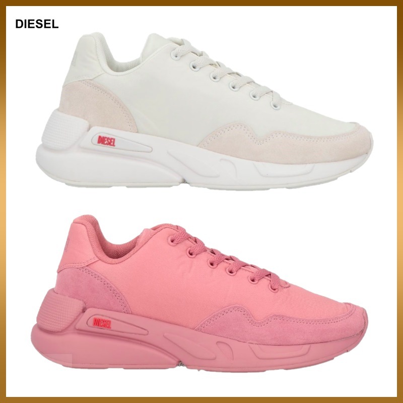 【DIESEL】スニーカー ローカット ロゴ 無地 レースアップ