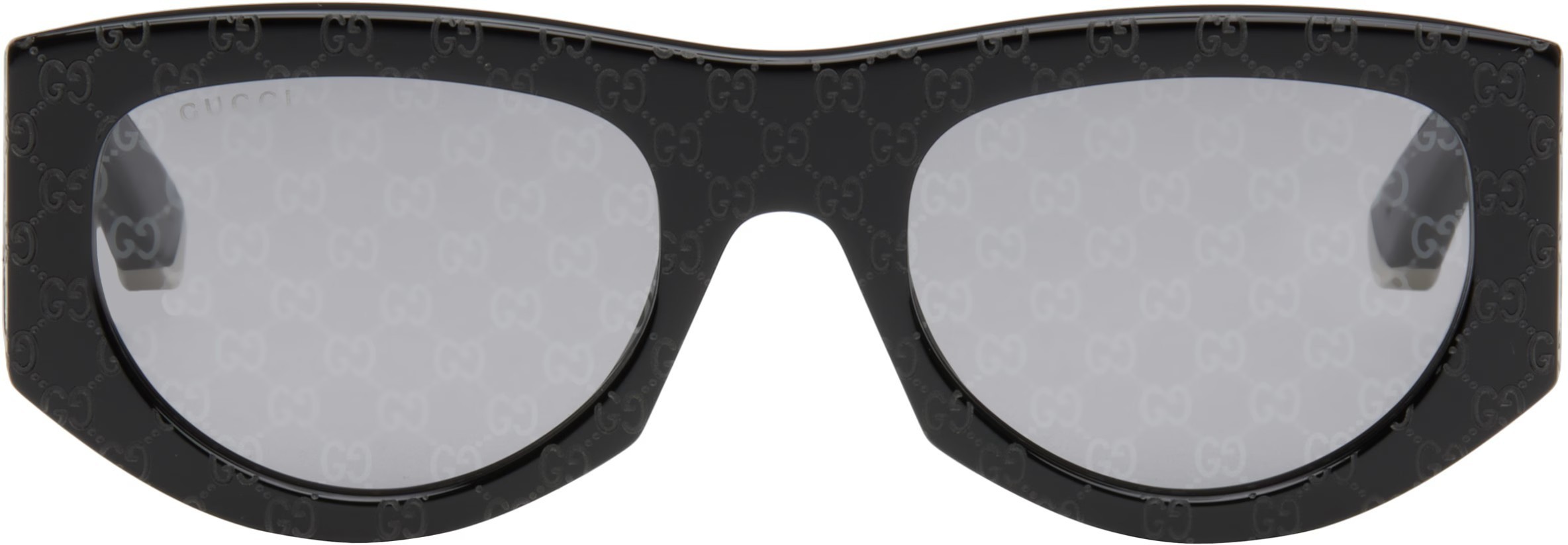 GUCCI ブラック スクエアサングラス