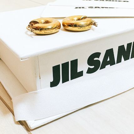 レディース JIL SANDER ジルサンダー フープ ピアス
