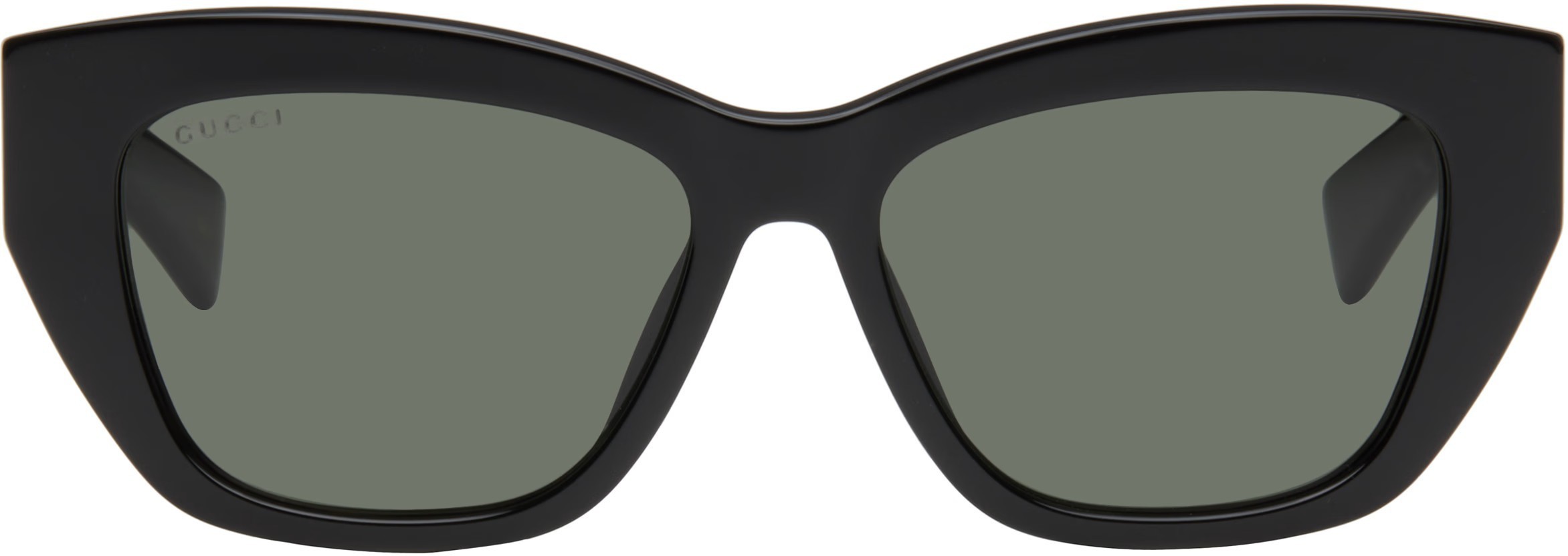 GUCCI ブラック GG Muse Cat Eye サングラス