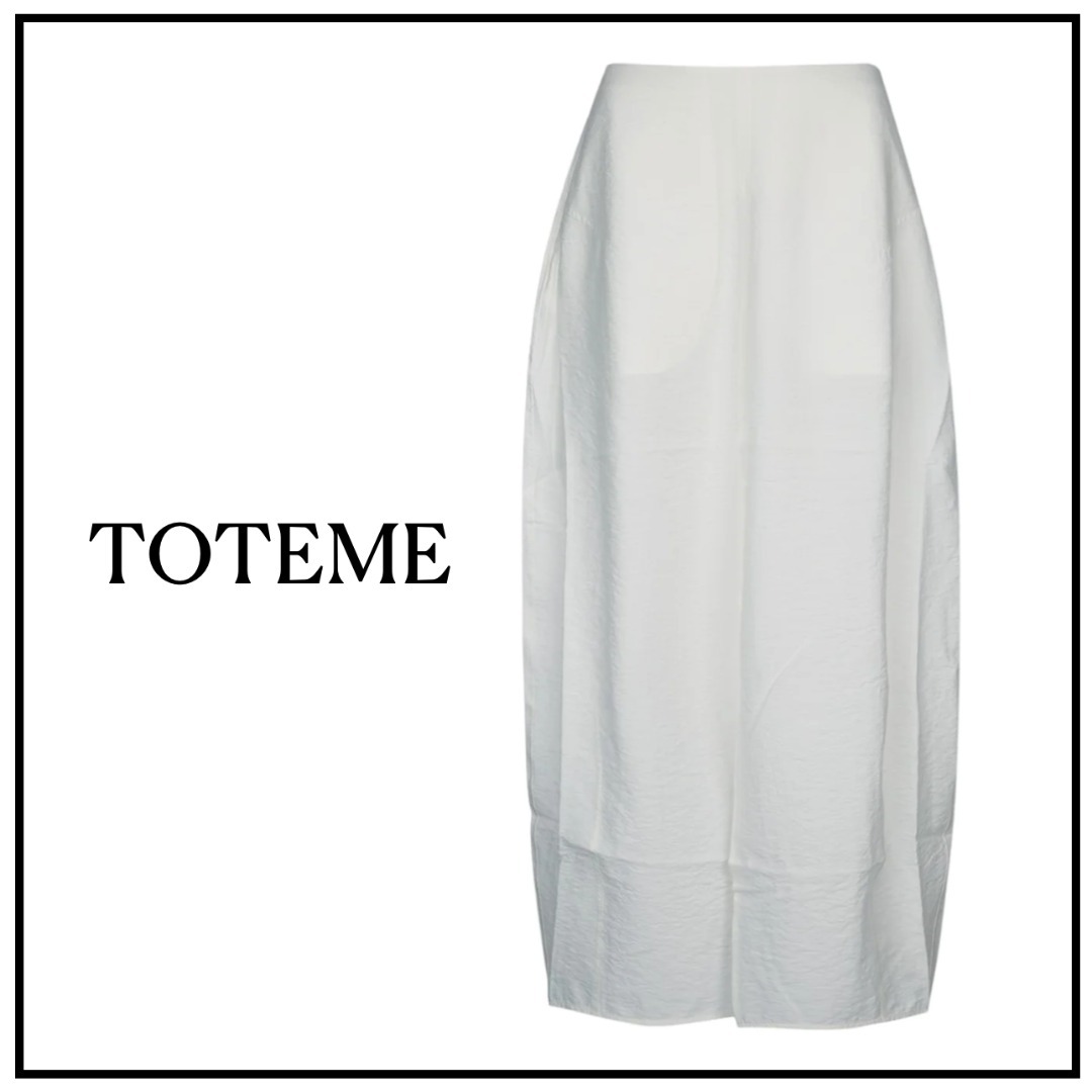 【TOTEME】パラシュート フロントスリットスカート