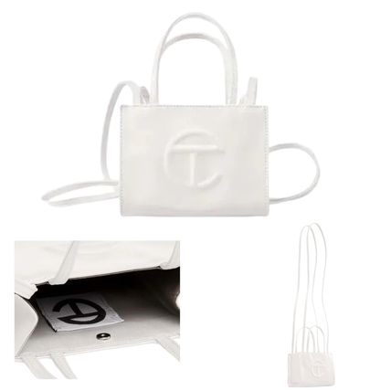 即お届け TELFAR テルファー シュミディアム バッグ ホワイト 白 TELFAR(テルファー) ホワイト(白)系 - 海外通販のBUYMA