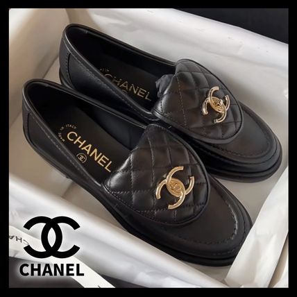 【上質なスエードの中央に輝くCCロゴ♡】CHANEL ローファー ch-2234-sn.jpg