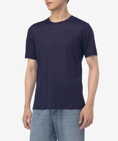 【関税込】 ベーシック 半袖 Tシャツ - ネイビー