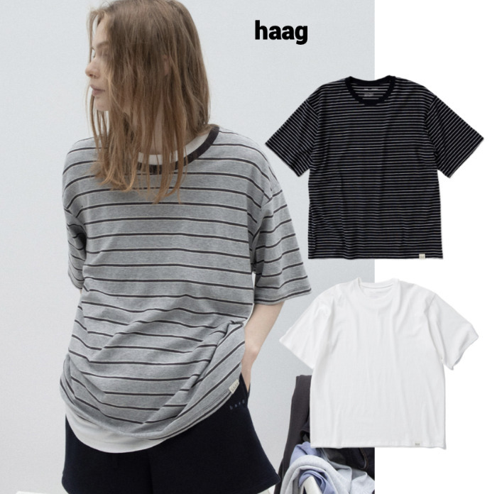 haag essence シリーズ【haag】relaxed t-sh 全4色