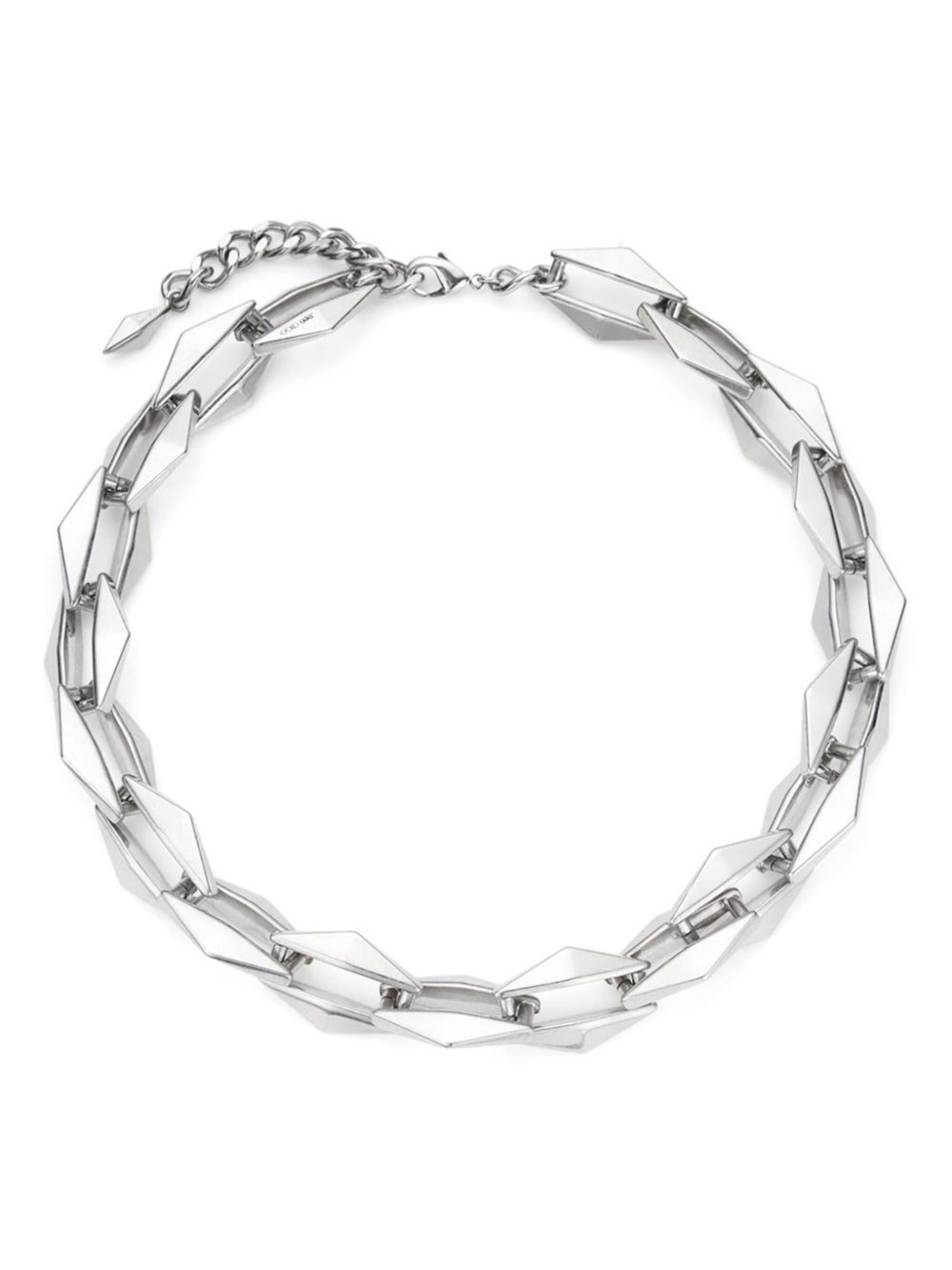 JIMMY CHOO DIAMONDCHNNECKLACECZIANTIQUESILVER 関税送料込