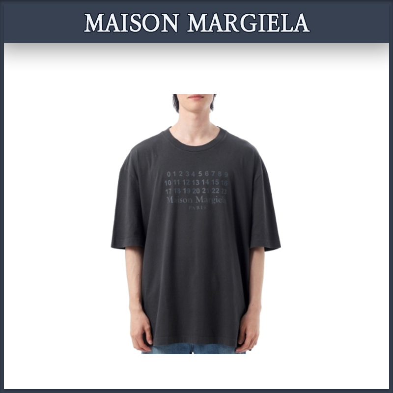 【Maison Margiela】★25SSナンバリング ロゴ 半袖 Tシャツ
