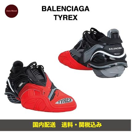 関税負担なし◆BALENCIAGA◆TYREX スニーカー レッド/ブラック レッド（赤）系 BALENCIAGA TYREX(バレンシアガ タイレックス