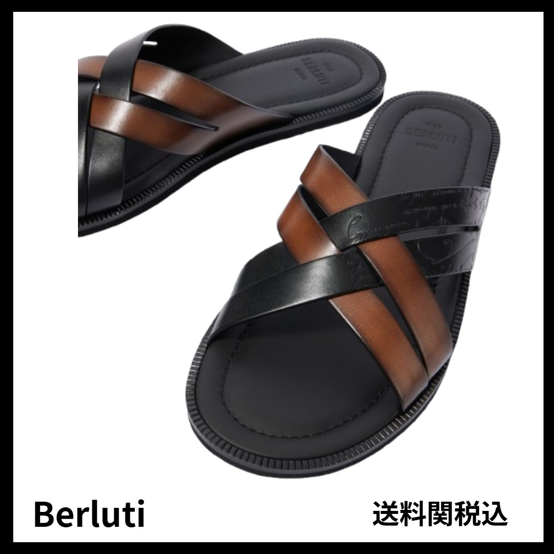 送料関税込★Berluti★エシャペ スクリット ダービーシューズ