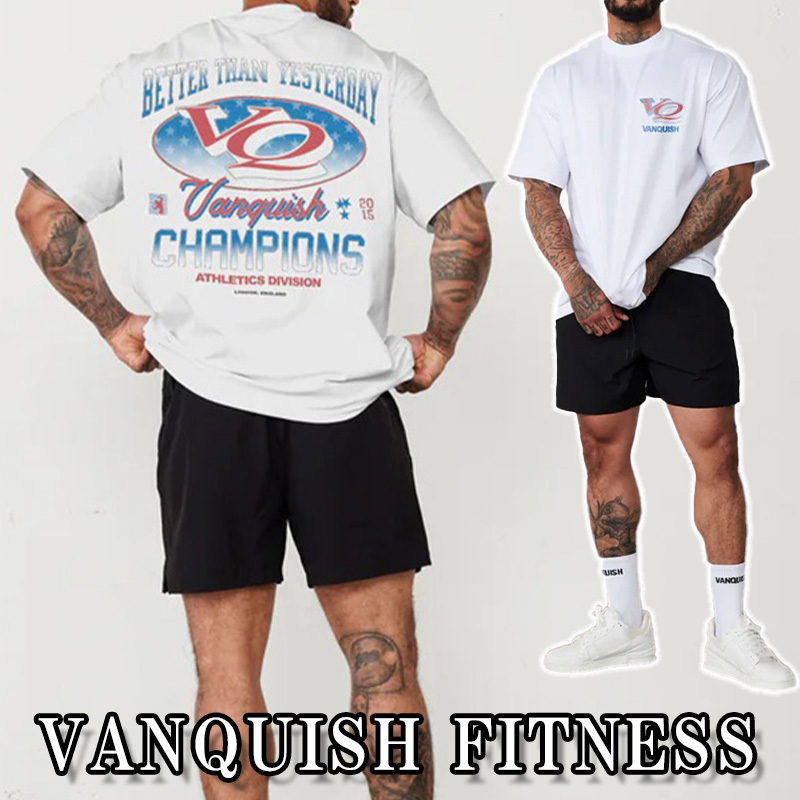 VANQUISH FITNESS Heritage Star Oversized T-Shirt Tシャツ