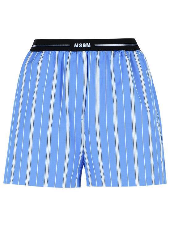ショートパンツ MSGM Women Shorts  Burmudas 3841MDB08 25711785 Blue