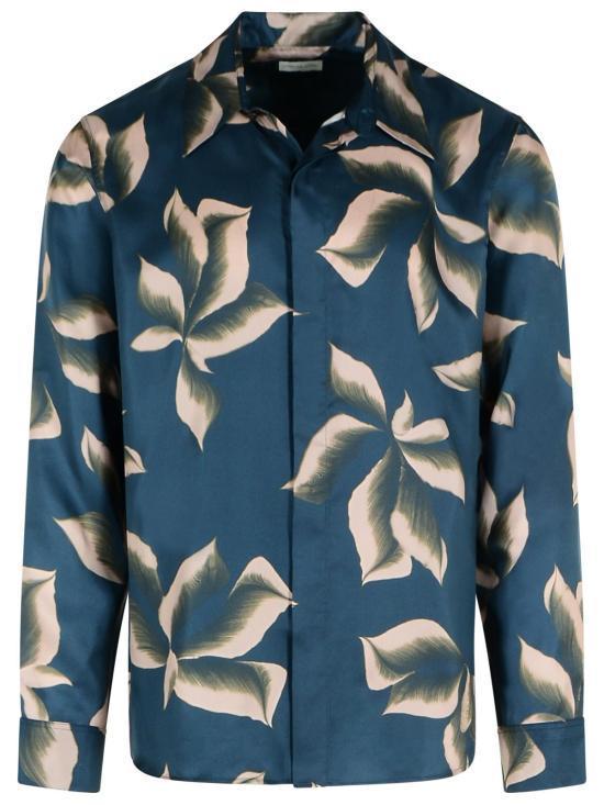 シャツ DRIES VAN NOTEN Men Long Tops 020703 1024559 Navy