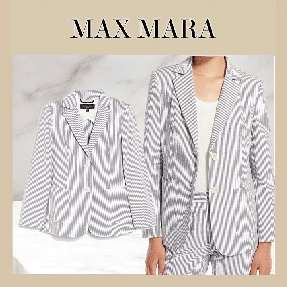 WEEKEND MAX MARA [アレッタ] コットン シアサッカー ジャケット