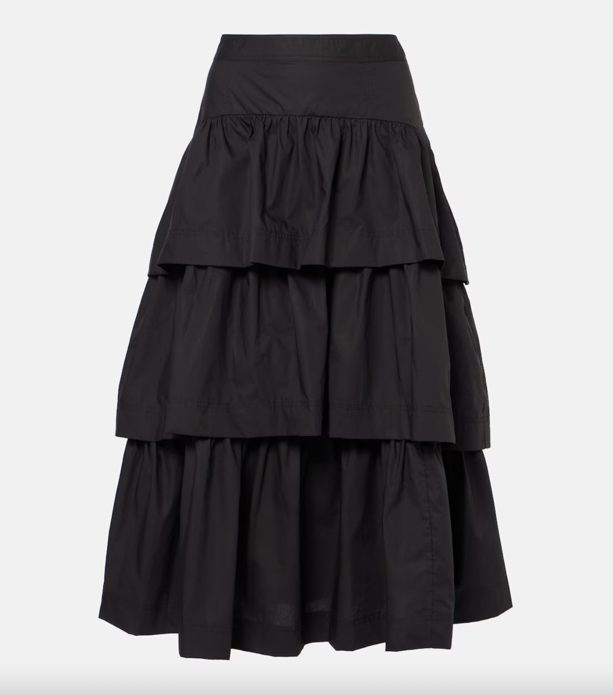 関税.送料込 ULLA JOHNSON Winnieフリルティアードスカート