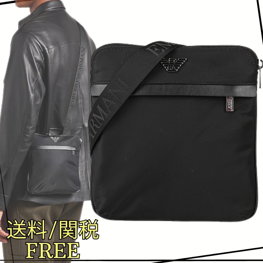 EMPORIO ARMANI イーグルロゴ クロスボディバッグ