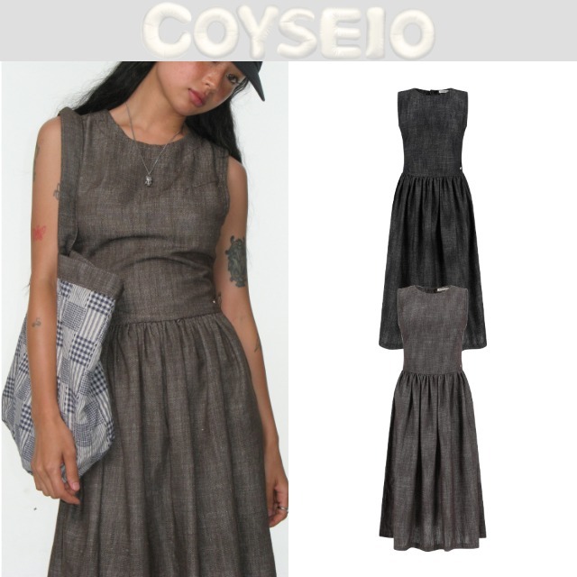 【CoySeio】 ROUND CUT OUT DRESS 2色