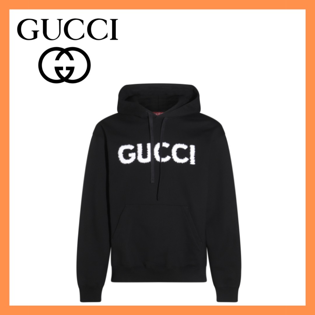 GUCCI エンブロイダリー コットンジャージー スウェットシャツ