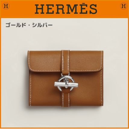 ホワイト（白）系 HERMES(エルメス) 折りたたみ財布(レディース