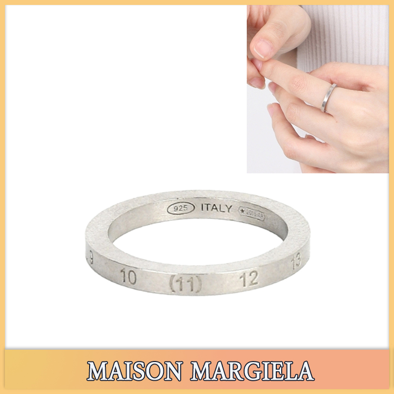 【Maison Margiela】25SS スリム シルバー ナンバリング
