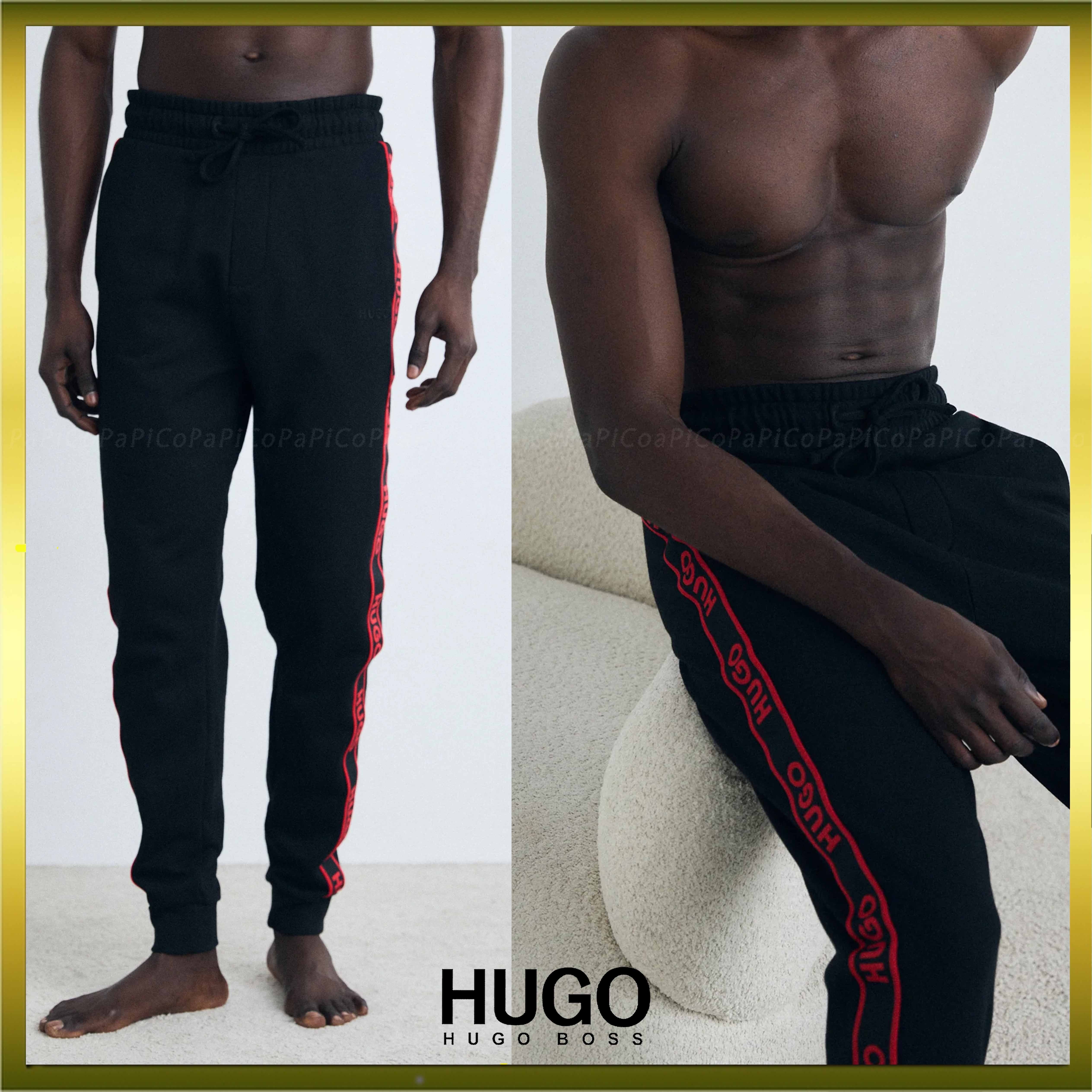 【特価！関税送料込】Hugo テープロゴ ジョガーパンツ