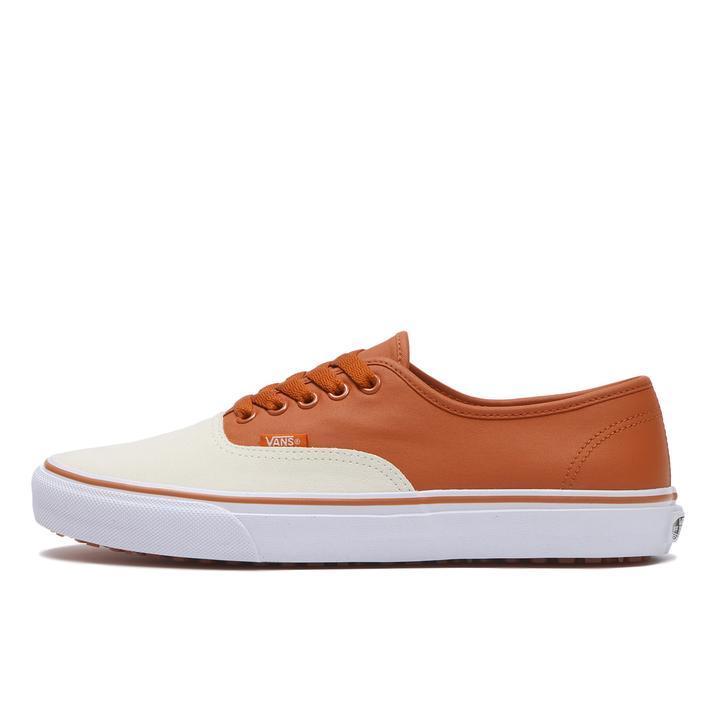 【VANS】 ヴァンズ AUTHENTIC WHITE/ORANGE 国内発送