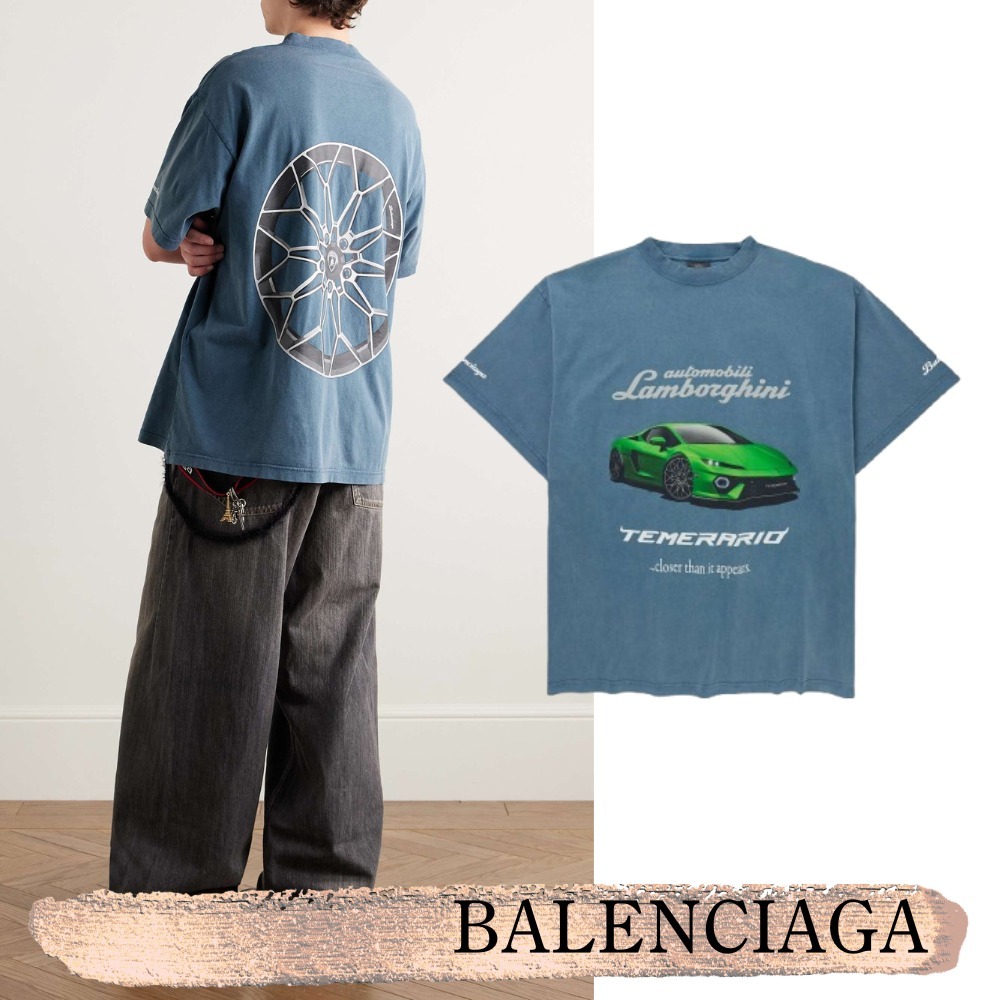 BALENCIAGA☆関税込☆ランボルギーニ オーバーサイズ Tシャツ