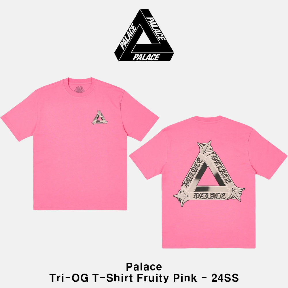 【Palace Skateboards】 Tri-OG T-Shirt Fruity Pink ★大人気★