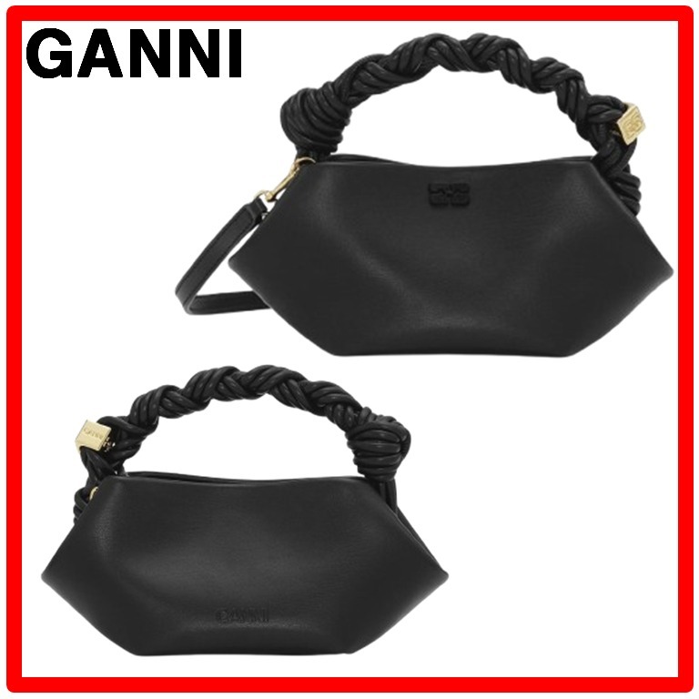 ☆韓国の人気【GANNI】☆2WAY BOU ミニ ショルダーバッグ☆