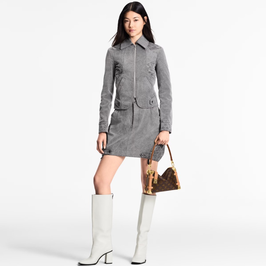 Louis Vuitton《サイドトランク MM》モノグラム レザー 直営店