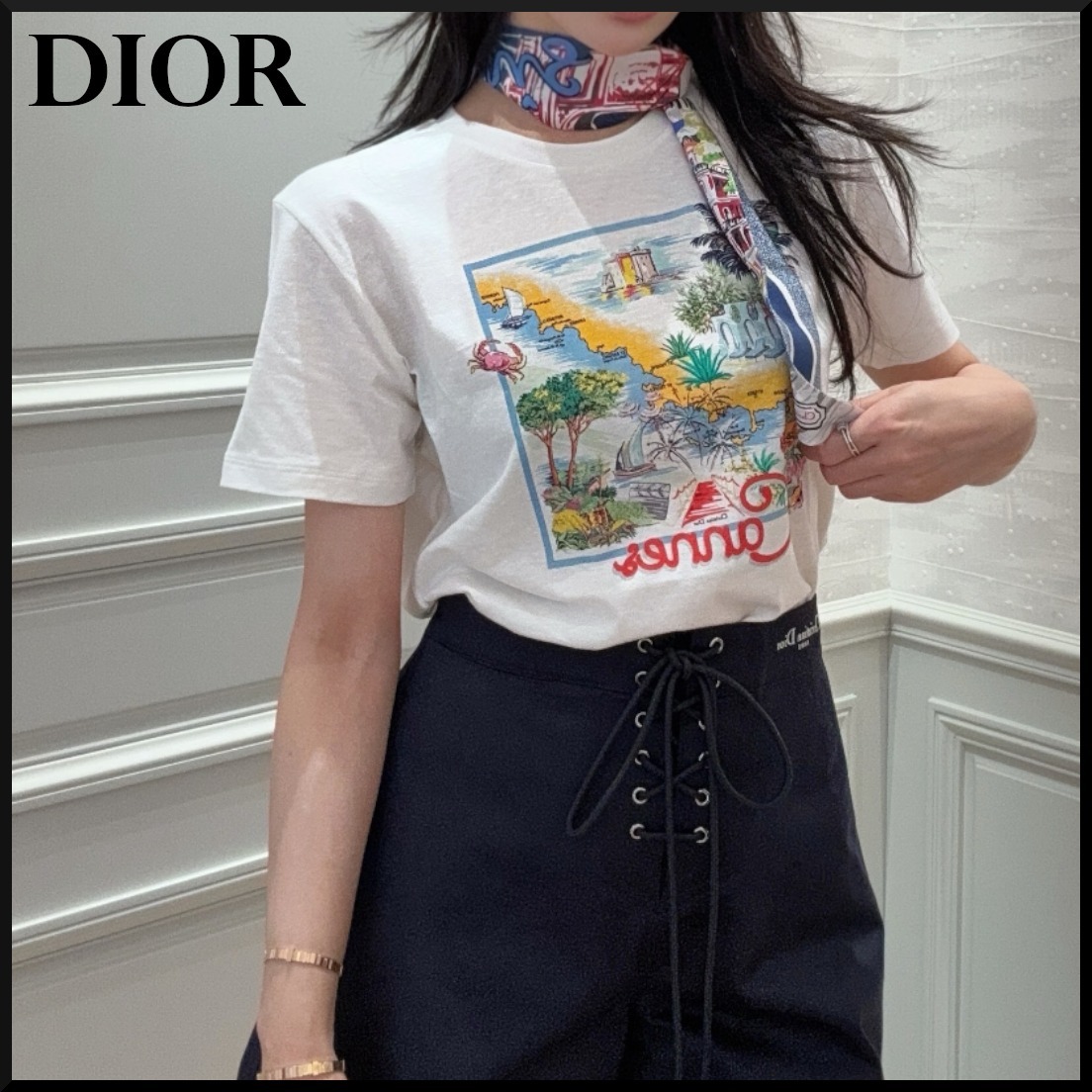 【着心地抜群☆】Cannes Dior Souvenir Tシャツ
