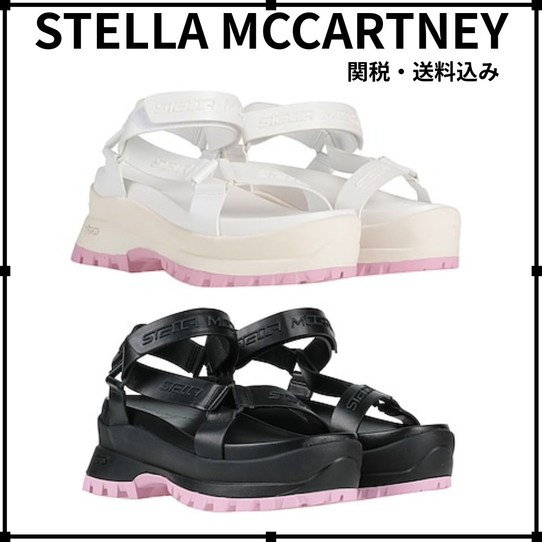 関税*送料込★STELLA MCCARTNEY★テクニカルサンダル ロゴ