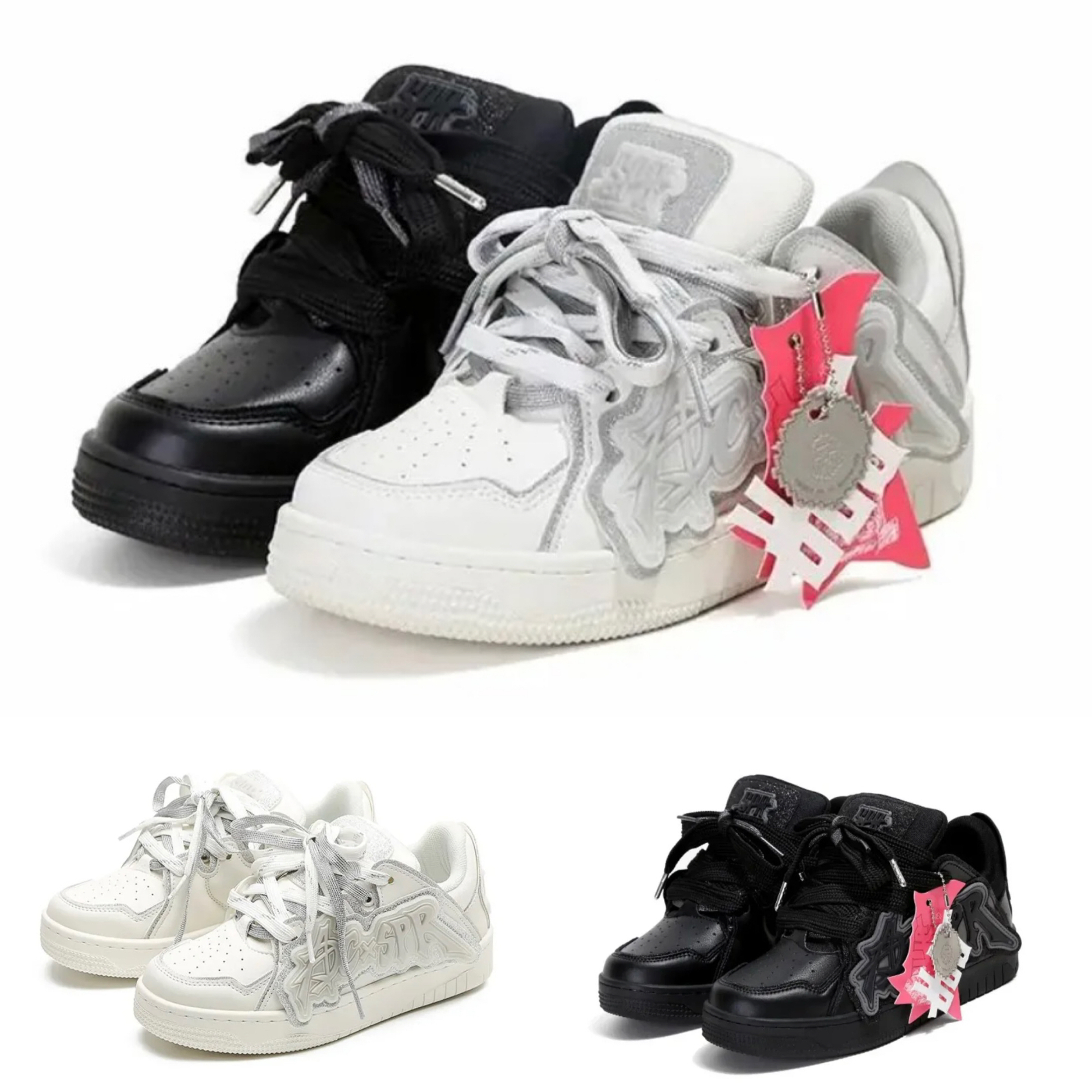 国内で当店のみ ADC - Starry Night Low-Top Skate Shoes