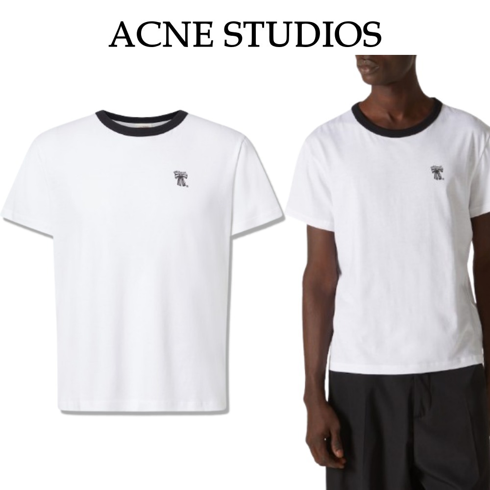 【Acne Studios】コットン混ジャージーTシャツ