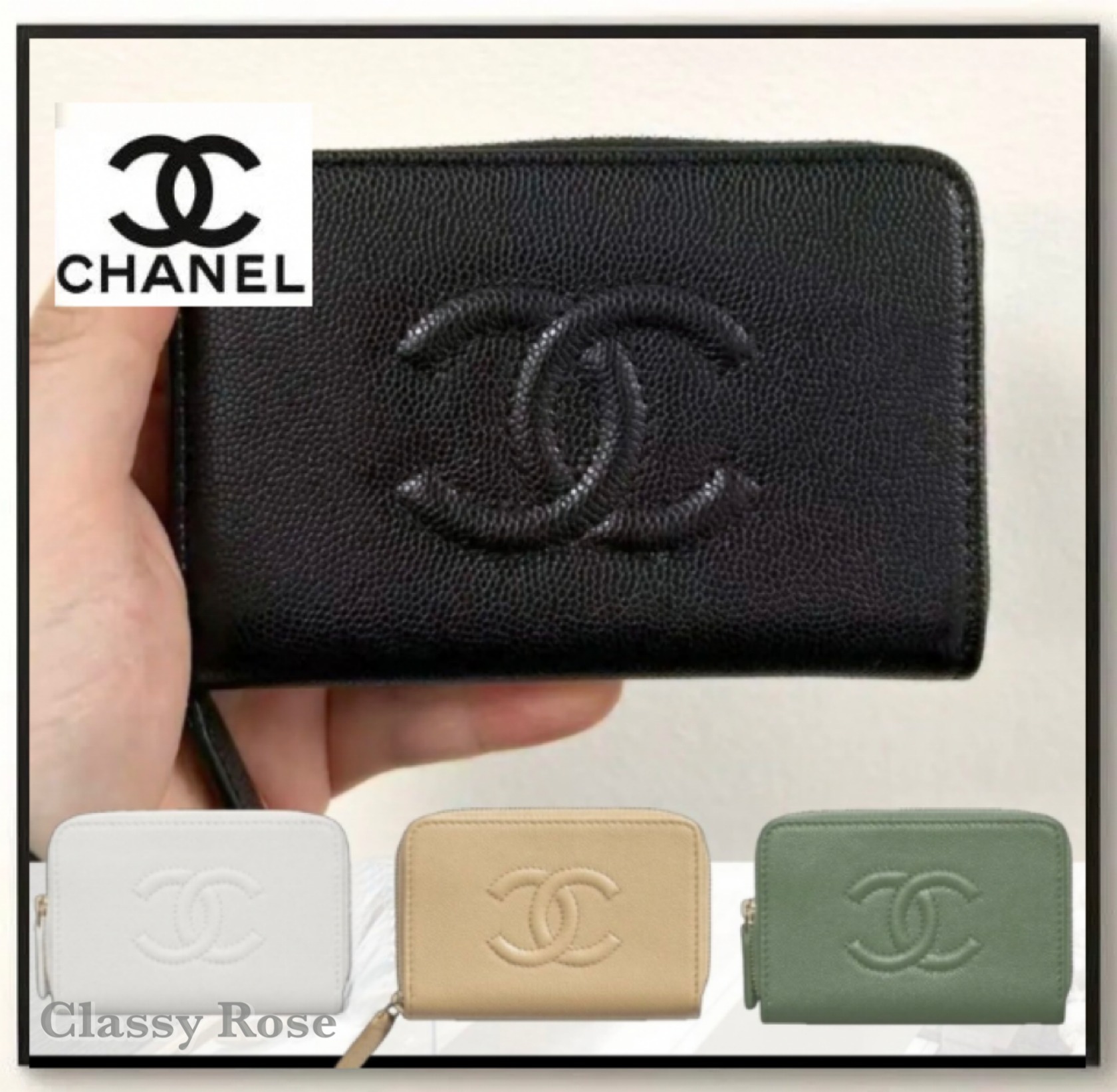 【CHANEL】復刻ロゴ★大人気  コインパース ミニ 財布