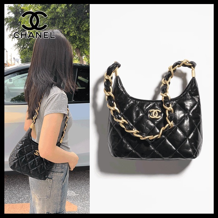 【大人エレガント☆1つは欲しい☆】CHANEL ミニホーボーバッグ