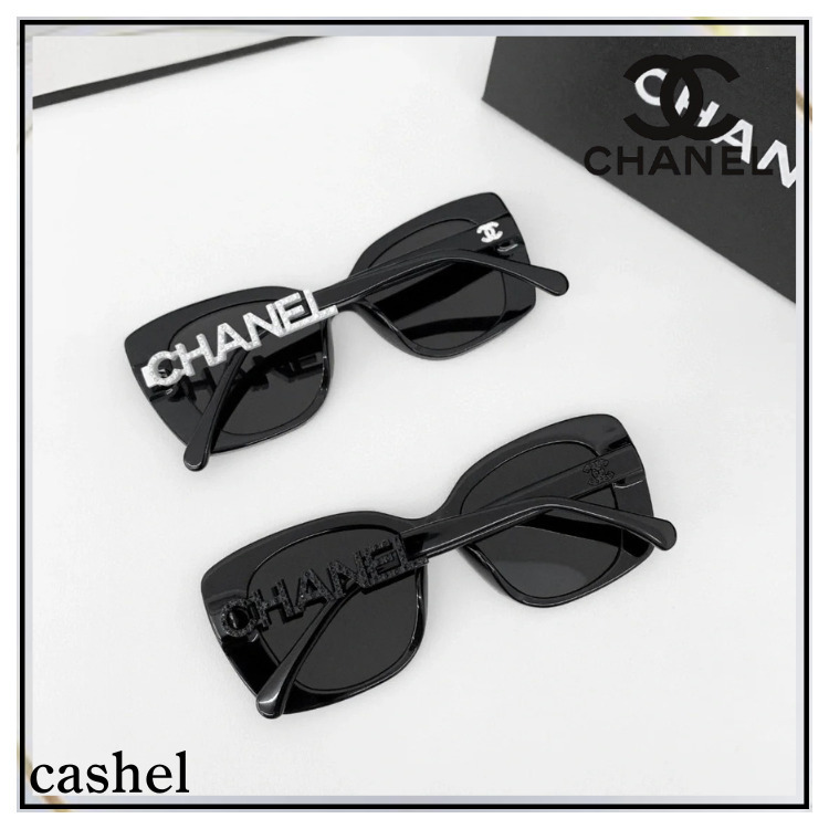 ☆新作スクエア CHANEL ロゴサングラス☆