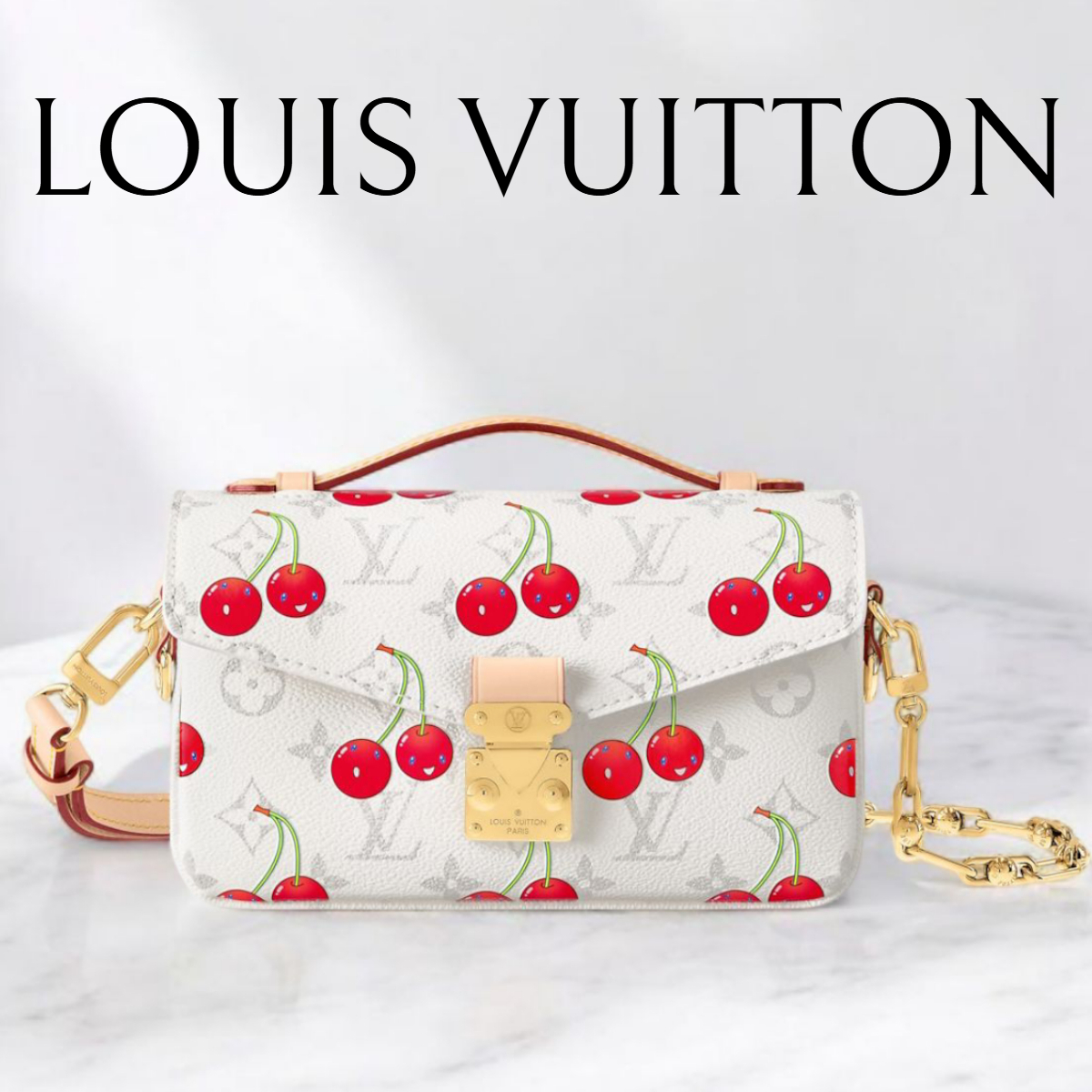 *LV x TM*ポシェットメティス さくらんぼ ハンドバッグ M14231