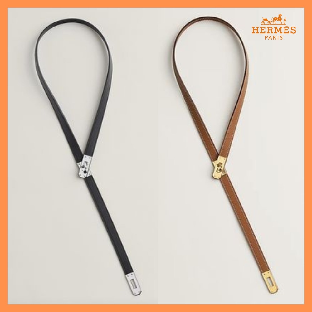 とにかくおしゃれ♪【HERMES】ケリークラスプ タイネックレス