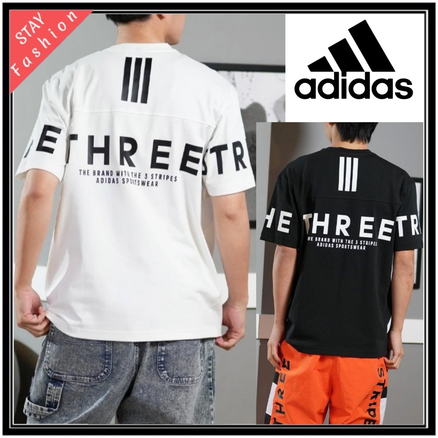 ★おしゃれ人気アイテム!adidasバックグラフィックルーズTシャツ