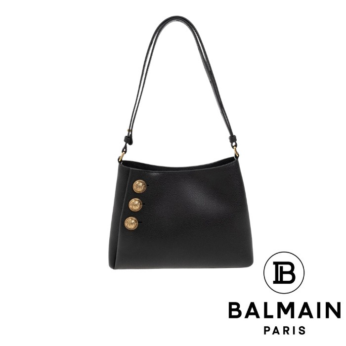 Balmain☆VIP価格 ロゴボタン エンブレムショルダーバッグ