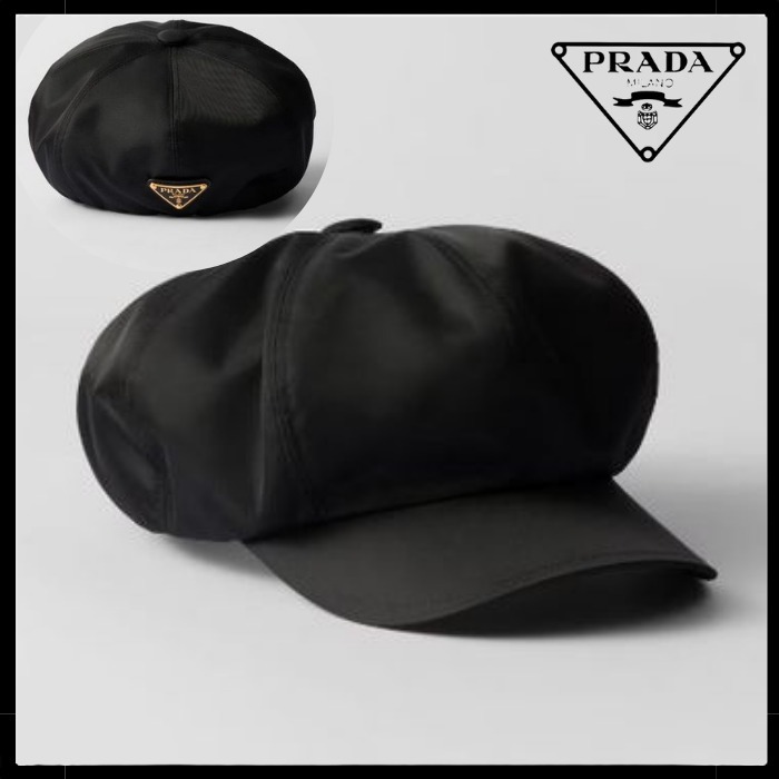 【注目の新作☆】PRADA Re-Nylon ニュースボーイキャップ
