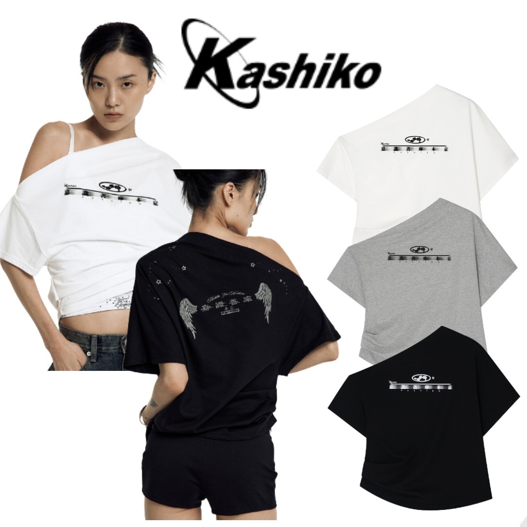 Tシャツ・カットソー Kashiko 25ss Zen One Shoulder Top