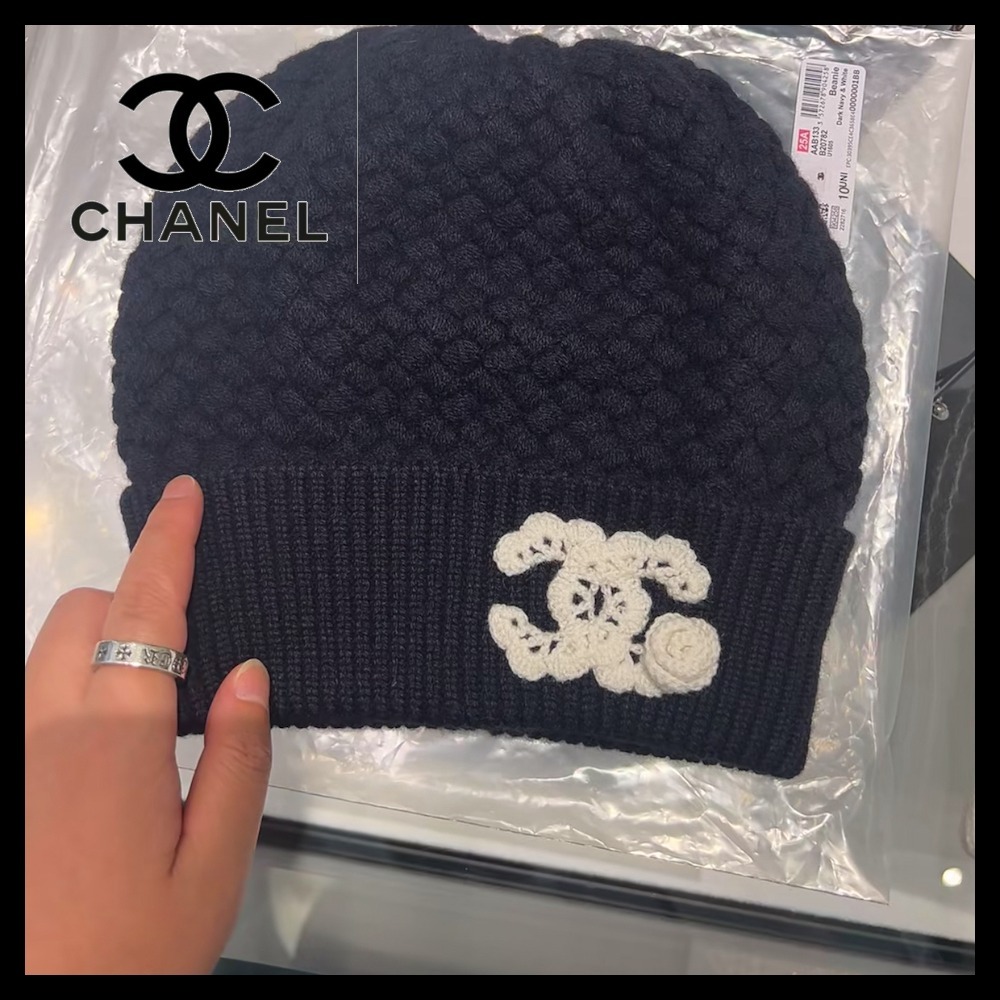【可愛いさ集結♪】CHANEL ニット帽
