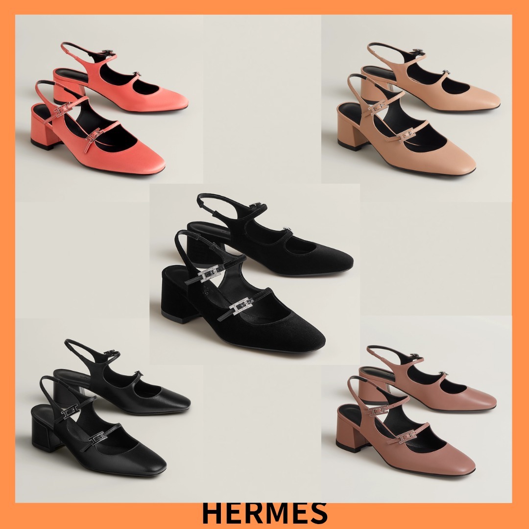 正規店買付【HERMES】Escarpins Jackie 50 パンプス