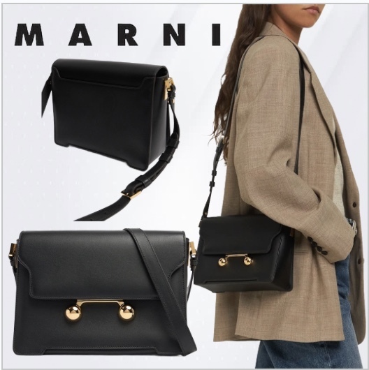 【MARNI】Trunkaroo ショルダーバッグ M、ブラック