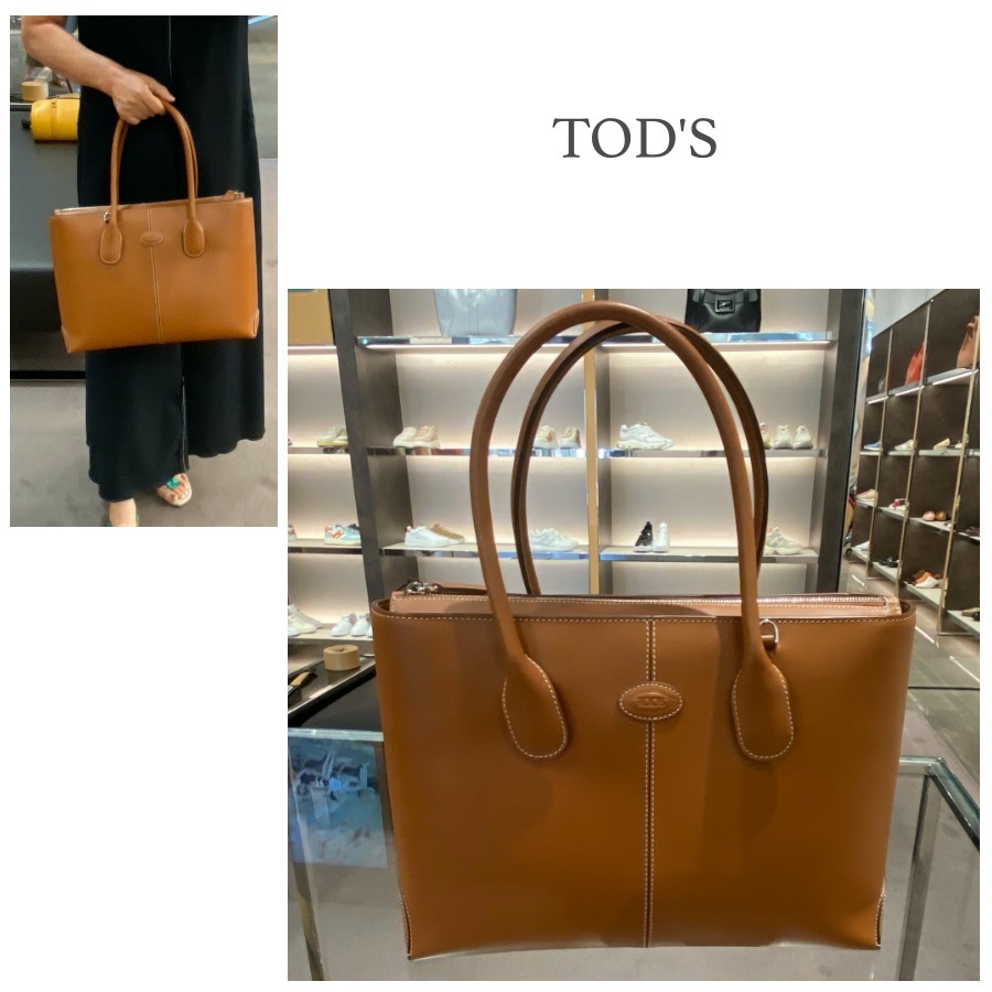 セール関税込★TOD'S★ショルダーストラップ付トートバッグ