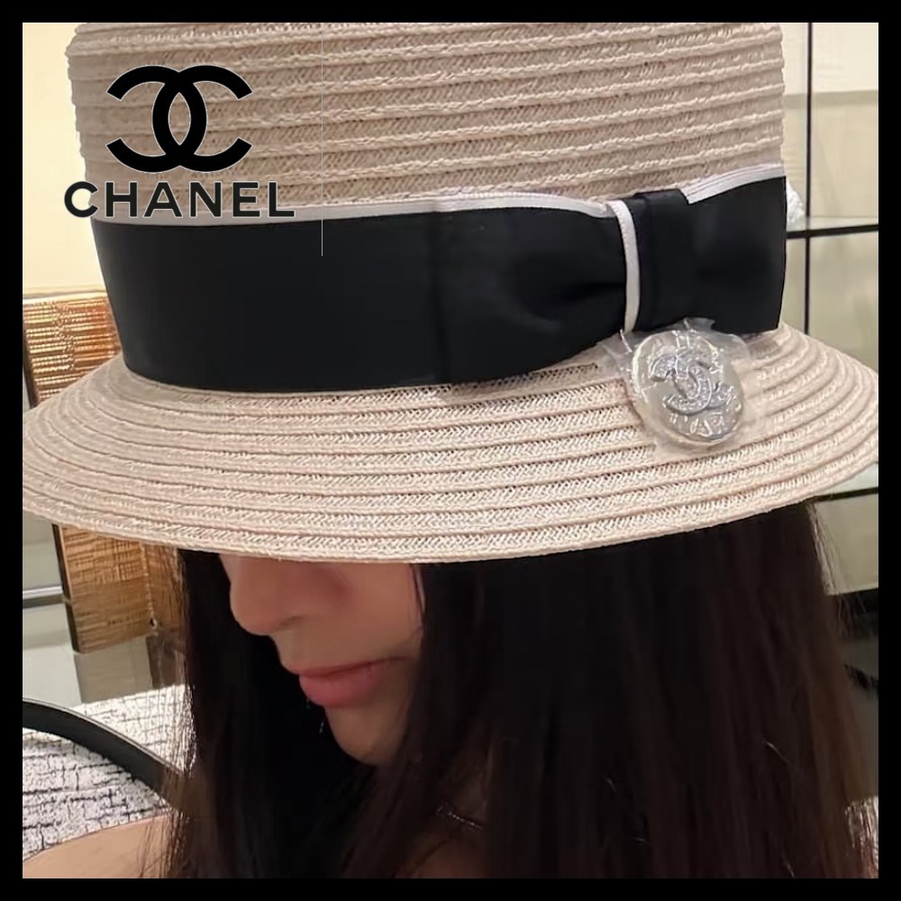 【オシャレさん必見♪】CHANEL ストローハット