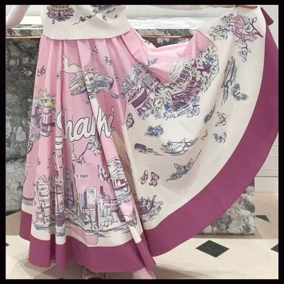 【可愛いカラーでおしゃれ度アップ♪】DIOR スカート