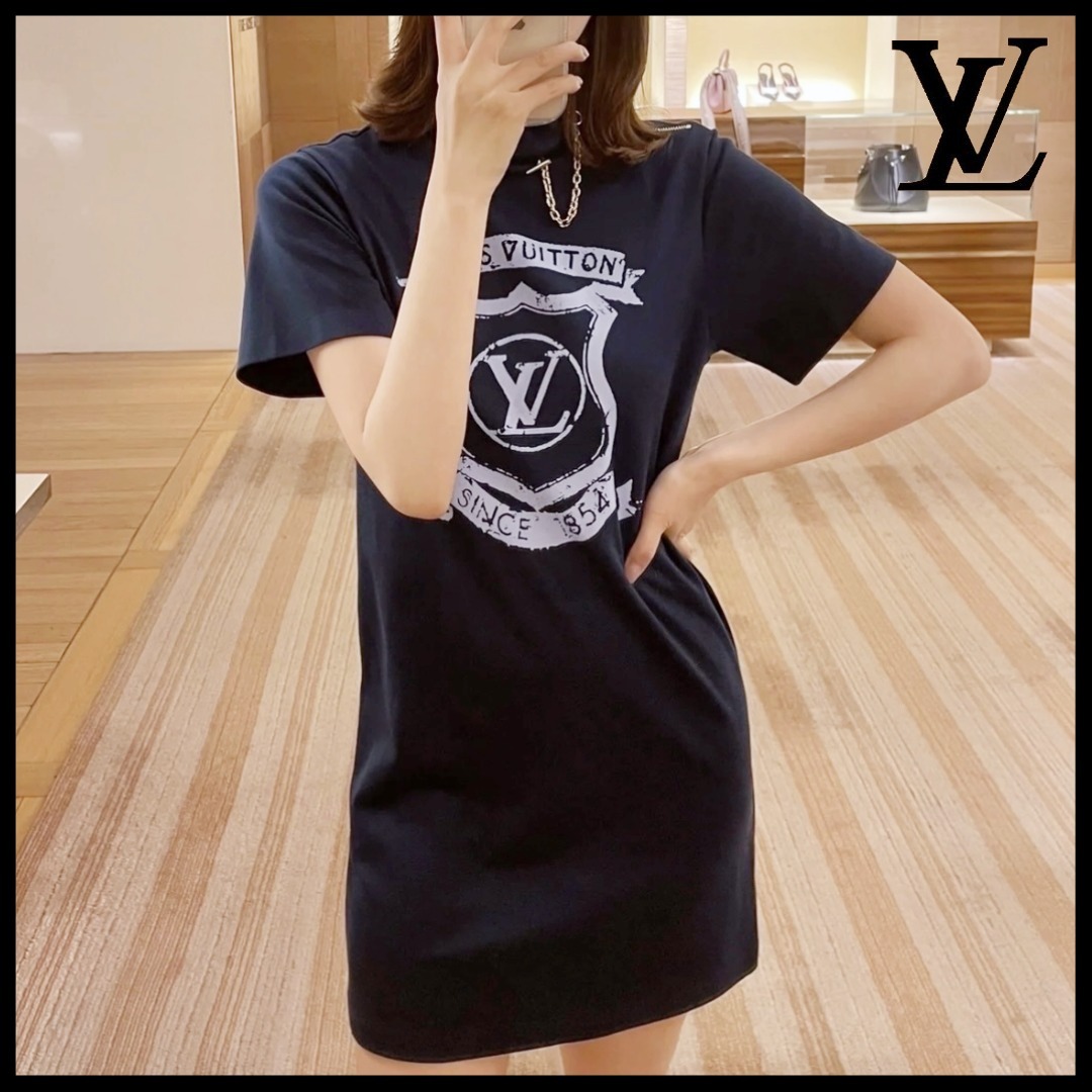 【大人カジュアル☆】ルイヴィトン★Tシャツドレス ワンピース